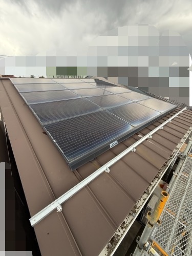 雪止め金具設置