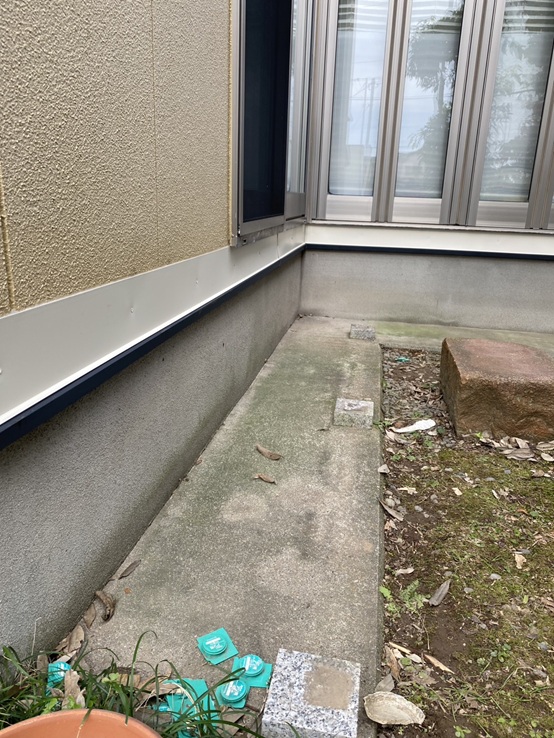 濡れ縁撤去と外壁補修