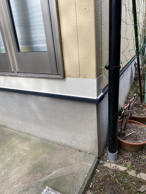 濡れ縁撤去と外壁補修