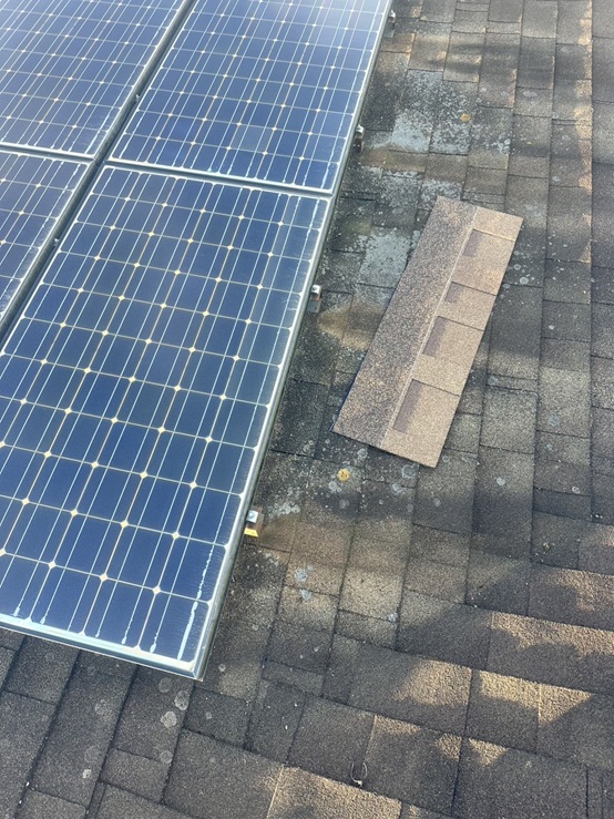 新しいアスファルトシングルを設置