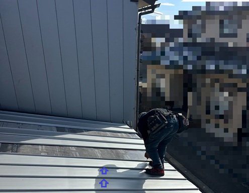 SGLガルバリウム鋼板を設置