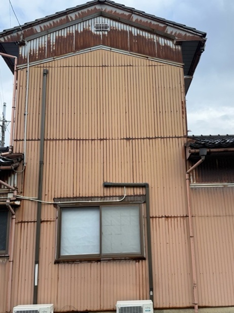 外壁トタン剥がれ補修完了