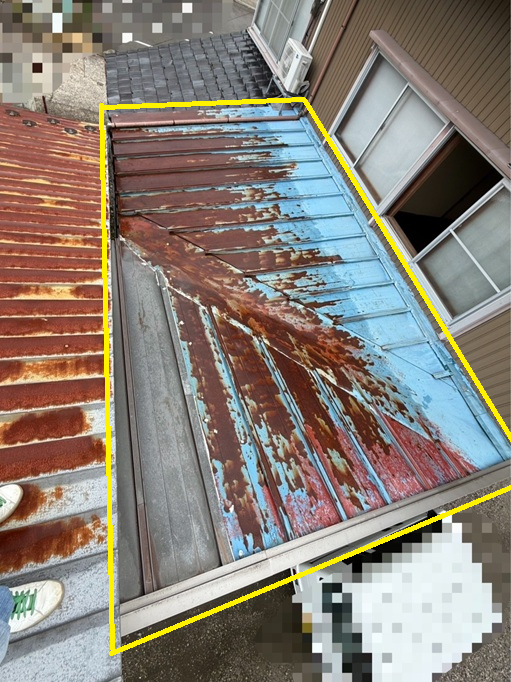 トタン瓦棒葺き屋根