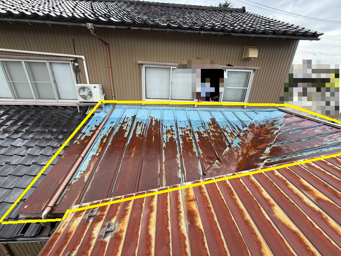 トタン瓦棒葺き屋根