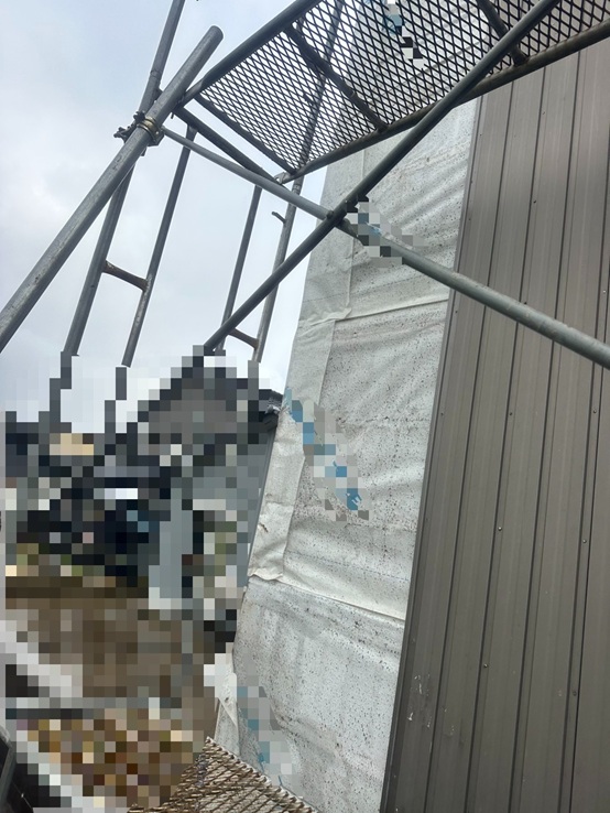 ガルバを剝がしました