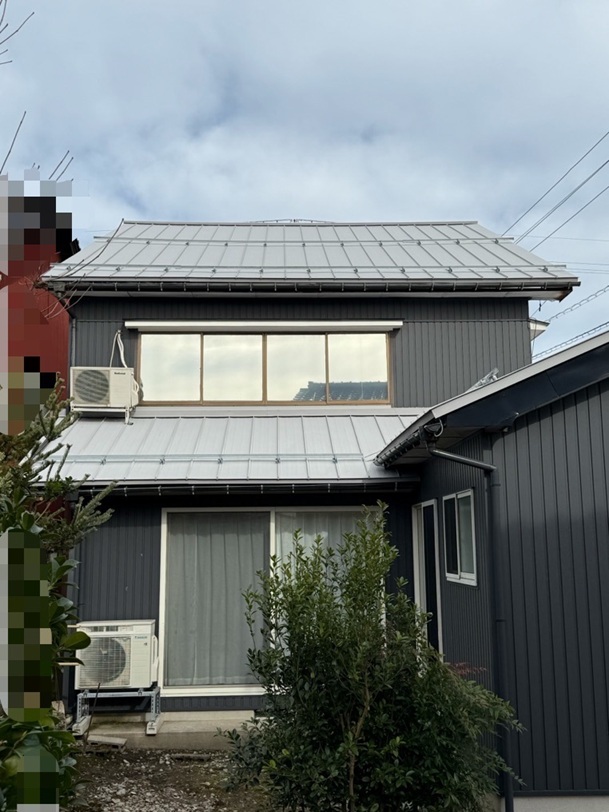 施工完了｜軽くて安心な屋根になりました