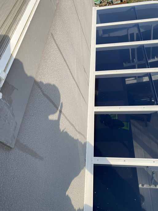 サンルーム屋根の工事