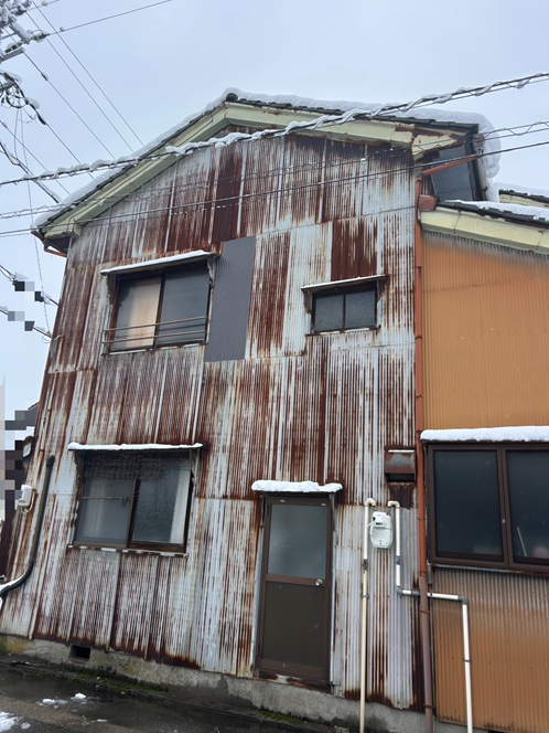 新しいトタン設置