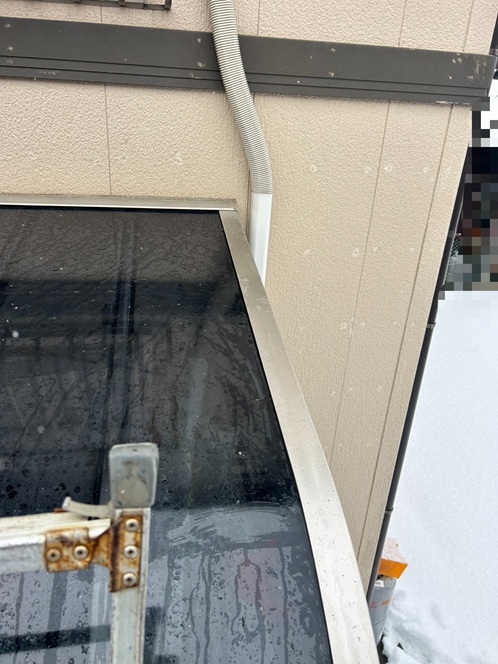 サンルームパネル補修