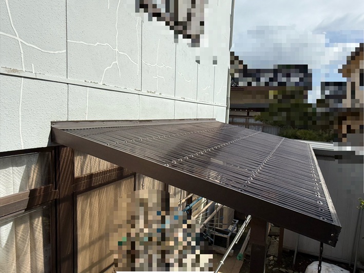 サンルーム屋根工事施工完了