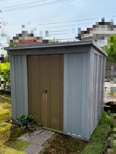 【富山市の皆様へ】雨漏りのご相談　サビが出て穴があいた物置の屋根から修理！