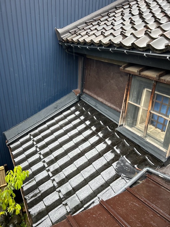 雨漏りしていた蔵　施工完了