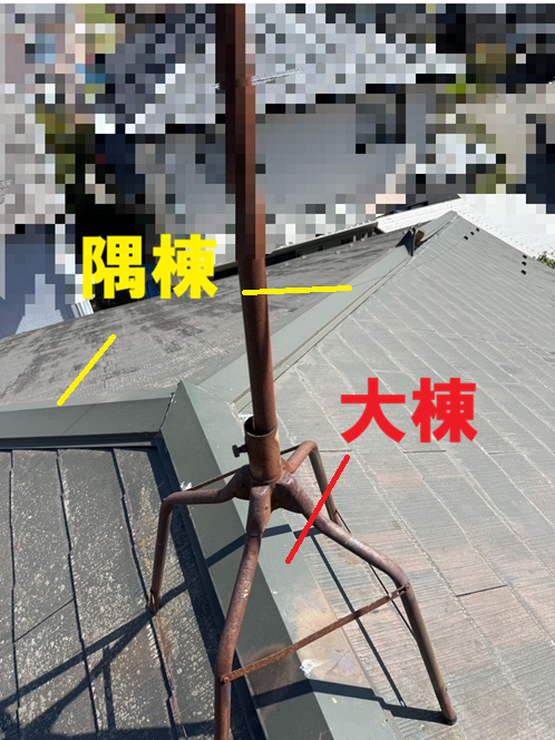 棟板金の捲れ現場調査