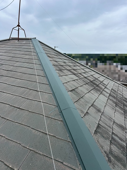 新しい棟板金固定