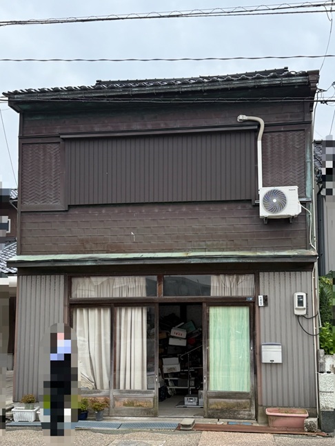 【射水市】ご実家の雨どいの修理をしたいとのお問い合わせ【現場調査】