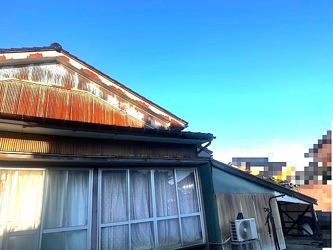 小屋根葺き替え工事完了
