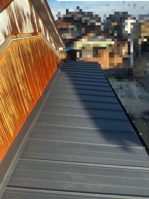 小屋根葺き替え工事完了