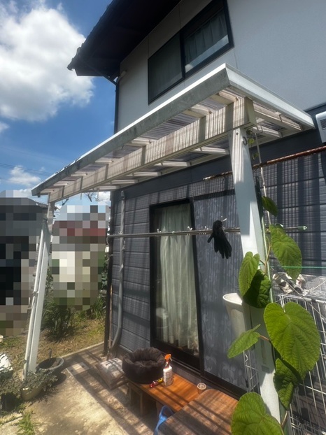 ポリカ波板施工完了