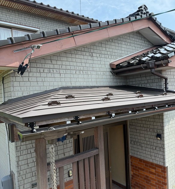 SGLガルバリウム鋼板を設置しました