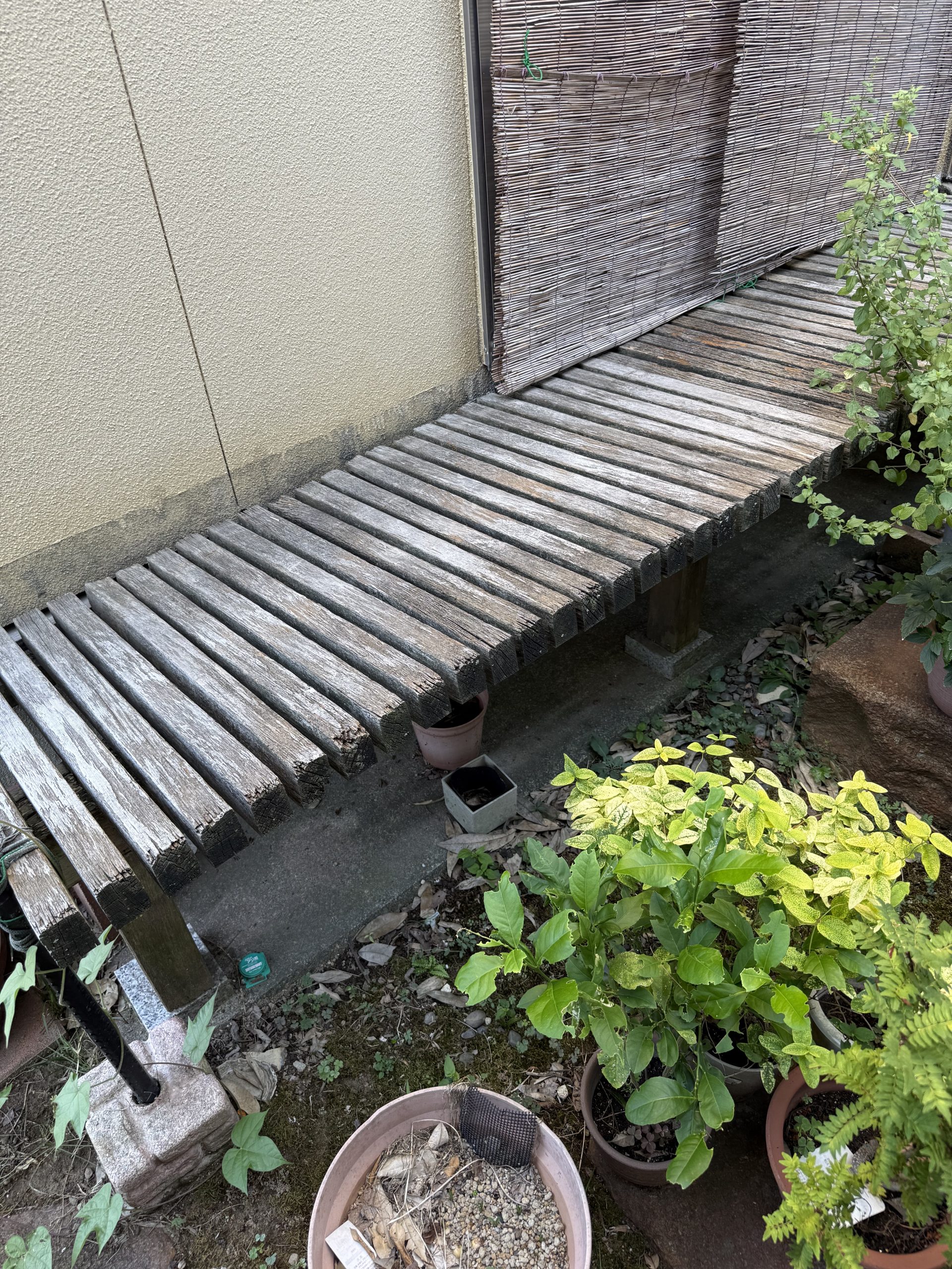 縁台が腐っているので撤去したい