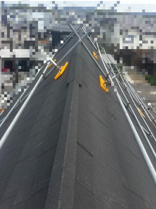 屋根カバー工事施工完了
