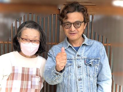 【富山市】剥がれて飛散していた物干し屋根の張り替え工事を行ったF様